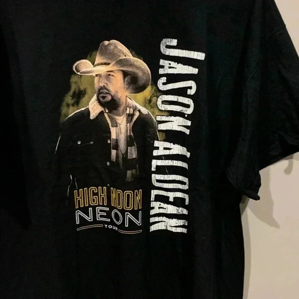 Jason Aldean  High Noon Neon Tour Concert T-Shirt - Picture 3 of 4